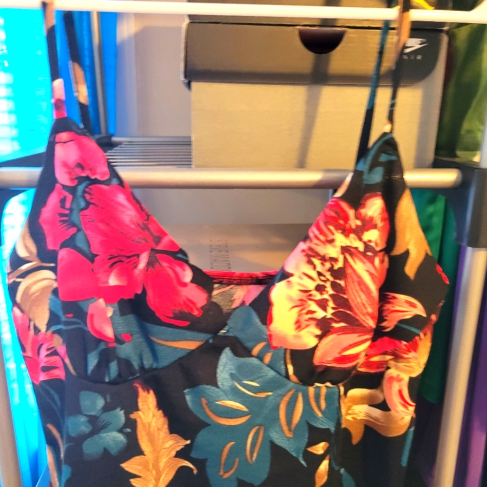 Dress-mini,medium,colorful/flower pattern